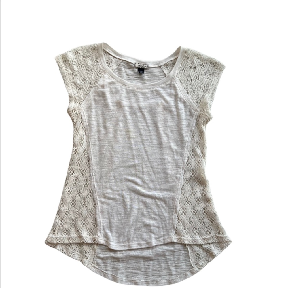 Eyeshadow lace shirt. Size Small.